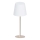 LED RGBW Stmívatelná dotyková venkovní stolní lampa LUCIA LED/2W/5V 1800/2700/6500K 3600 mAh IP44 béžová