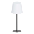 LED RGBW Stmívatelná dotyková venkovní stolní lampa LUCIA LED/2W/5V 1800/2700/6500K 3600 mAh IP44 černá