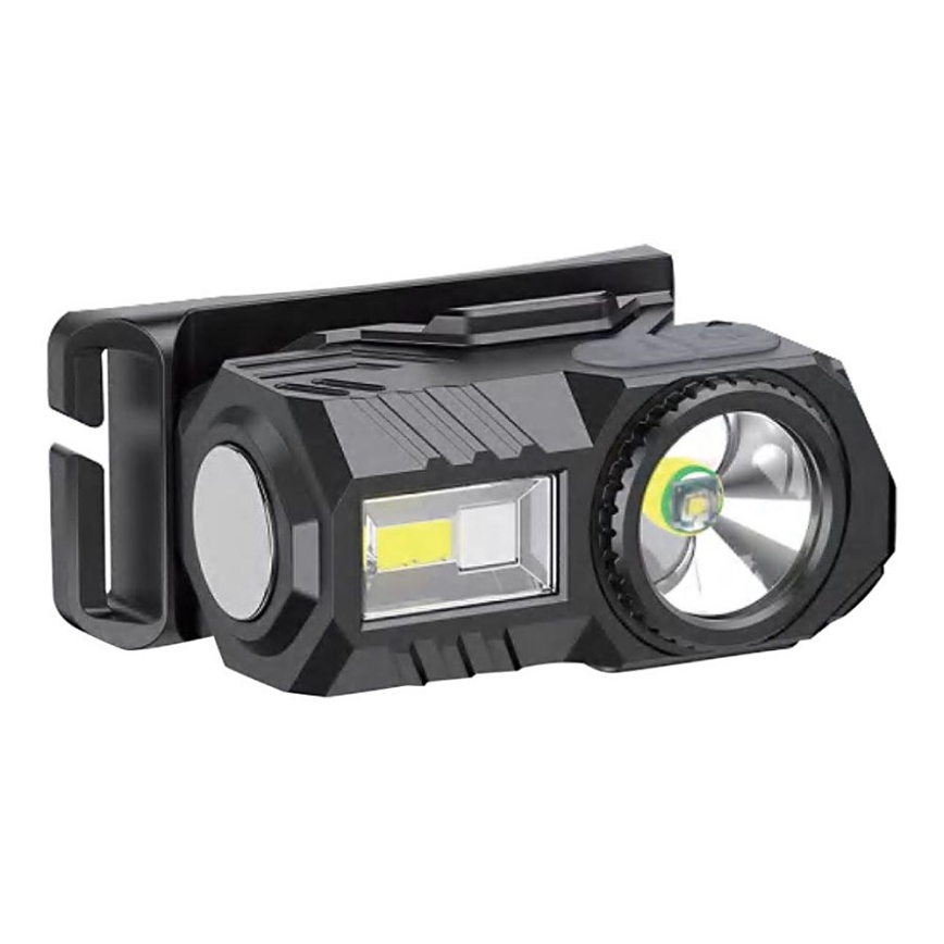 LED RGBW Stmívatelná nabíjecí čelovka USB LED/3W/5V IP43 190 lm 24 h 750 mAh