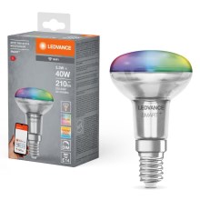 LED RGBW Stmívatelná reflektorová žárovka SMART+ R50 E14/3,3W/230V 2700-6500K Wi-Fi - Ledvance