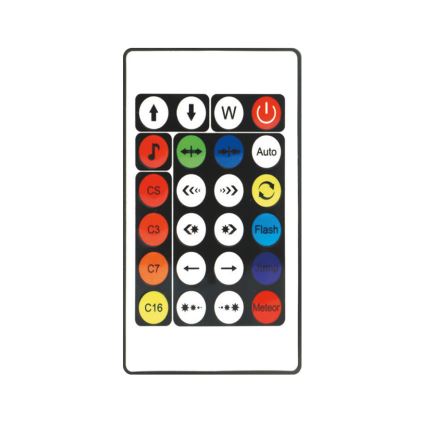 LED RGBW Stmívatelná stojací lampa LOLLY LED/5W/230V + dálkové ovládání