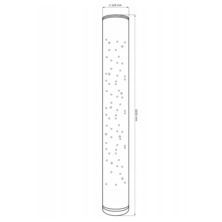 LED RGBW Stmívatelná stojací lampa STELLA LED/12W/230V + dálkové ovládání