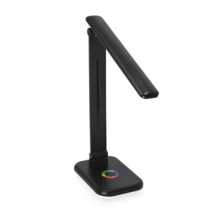 LED RGBW Stmívatelná stolní lampa NOBLITE LED/7W/5V 3000/4000/6500K černá