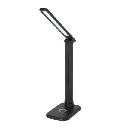 LED RGBW Stmívatelná stolní lampa NOBLITE LED/7W/5V 3000/4000/6500K černá