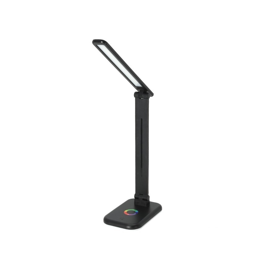 LED RGBW Stmívatelná stolní lampa NOBLITE LED/7W/5V 3000/4000/6500K černá