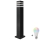 LED RGBW Stmívatelná venkovní lampa TEKSAS 1xE27/9W/230V 2700-6500K Wi-Fi 74 cm IP44 antracit