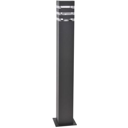 LED RGBW Stmívatelná venkovní lampa TEKSAS 1xE27/9W/230V 2700-6500K Wi-Fi 74 cm IP44 antracit
