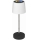 LED RGBW Stmívatelná venkovní nabíjecí stolní lampa LED/2W/5V IP44 1200 mAh šedá