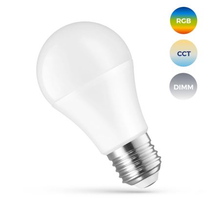 LED RGBW Stmívatelná žárovka A60 E27/13W/230V 2700-6500K Wi-Fi Tuya