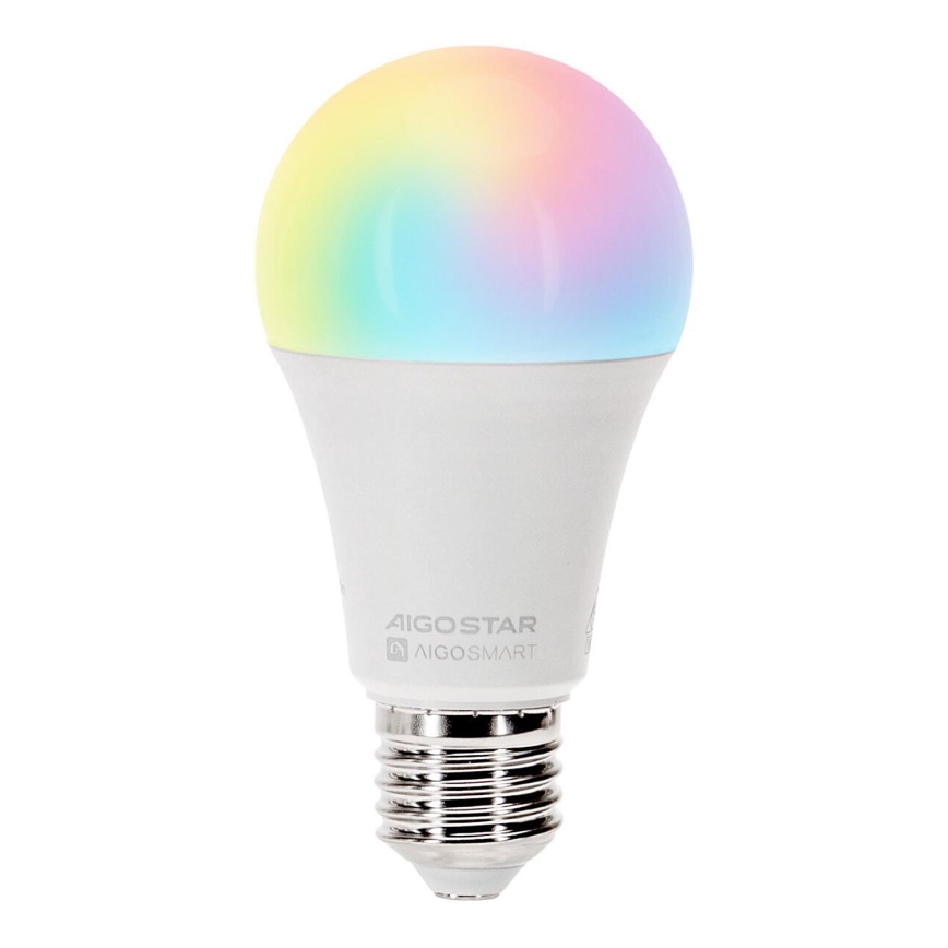 LED RGBW Stmívatelná žárovka A60 E27/15W/230V 2700-6500K Wi-Fi - Aigostar