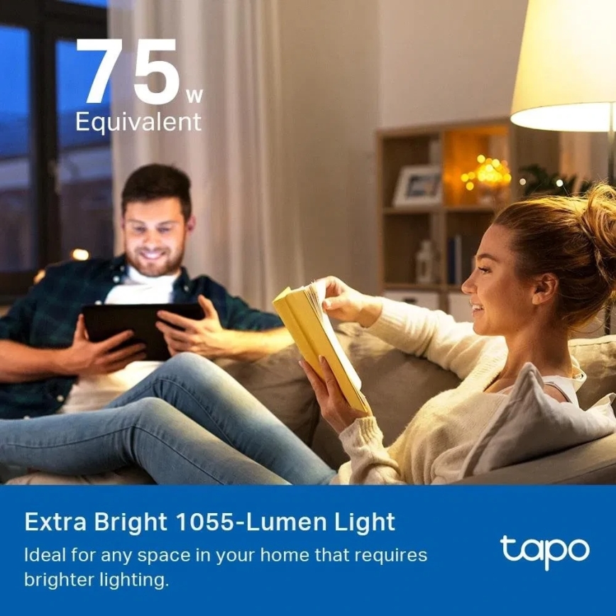 LED RGBW Stmívatelná žárovka A60 E27/8,6W/230V 2500-6500K Wi-Fi - TP-Link