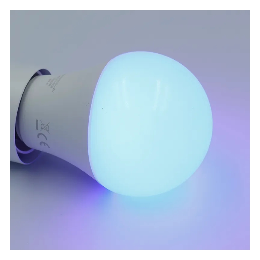 LED RGBW Stmívatelná žárovka A60 E27/9W/230V 2700-6500K Wi-Fi Tuya