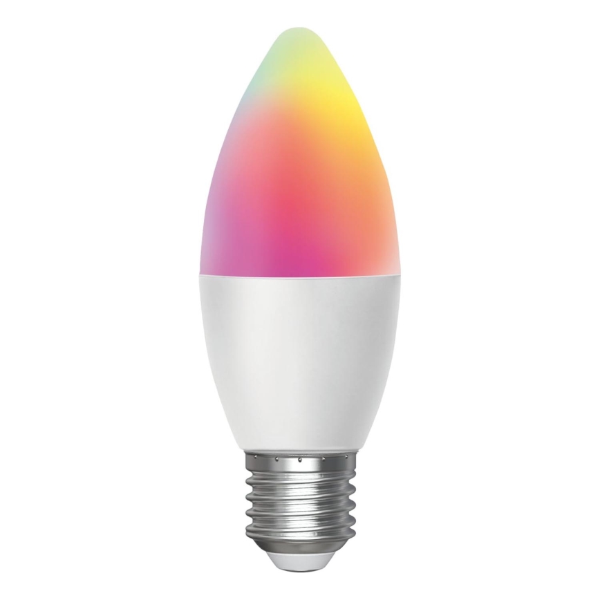 LED RGBW Stmívatelná žárovka C37 E27/4,9W/230V 2700-6500K - Aigostar