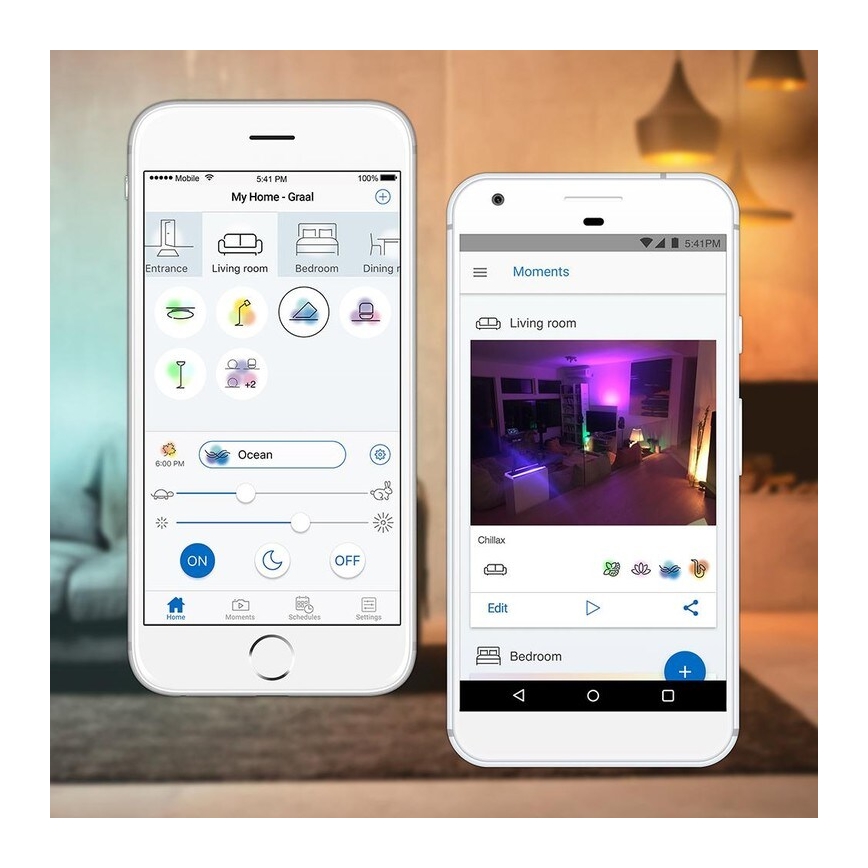 LED RGBW Stmívatelná žárovka E27/15,5W/230V 2200-6500K Wi-Fi - WiZ