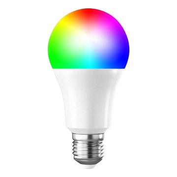 LED RGBW Stmívatelná žárovka E27/9W/230V 3000-6500K Wi-Fi Tuya
