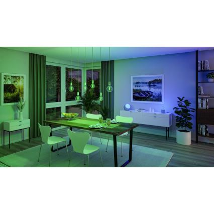 LED RGBW Stmívatelná žárovka FILAMENT E27/6,3W/230V 2200-6500K - Paulmann 29156