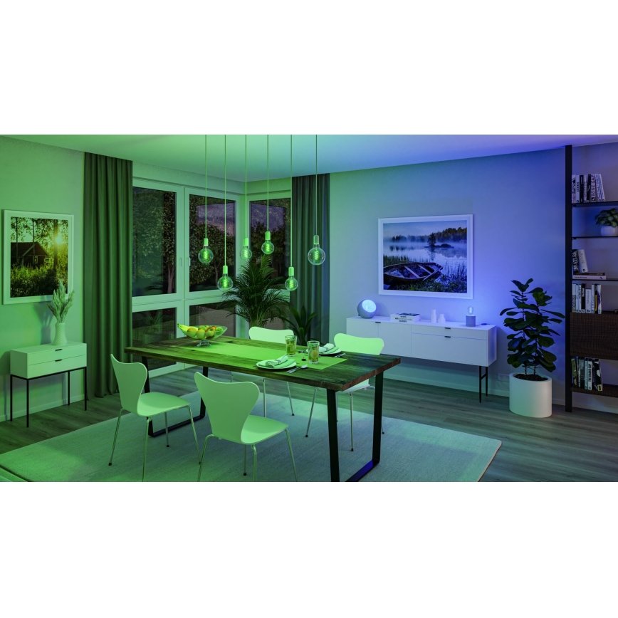 LED RGBW Stmívatelná žárovka FILAMENT E27/6,3W/230V 2200-6500K - Paulmann 29156