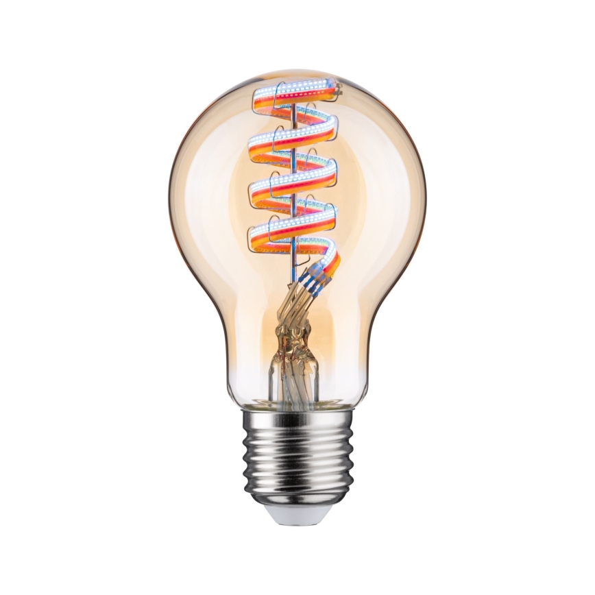 LED RGBW Stmívatelná žárovka FILAMENT E27/6,3W/230V 2200-6500K - Paulmann 29156