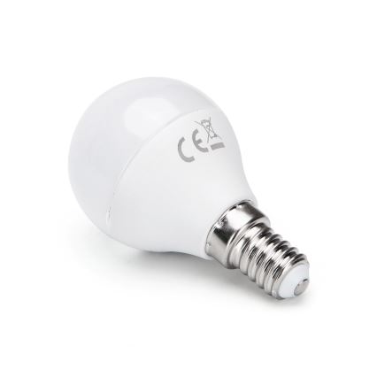LED RGBW Stmívatelná žárovka G45 E14/5W/230V 3000-6500K Wi-Fi - Aigostar