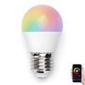 LED RGBW Stmívatelná žárovka G45 E27/5W/230V 3000-6500K Wi-Fi - Aigostar