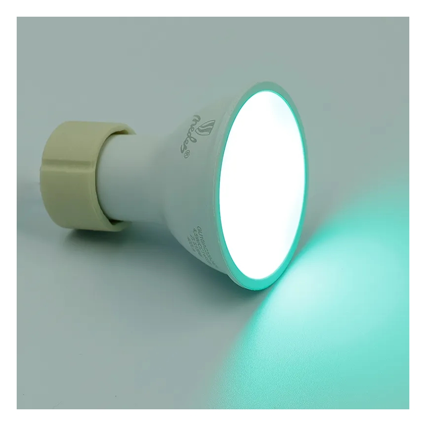 LED RGBW Stmívatelná žárovka GU10/4,5W/230V 2700-6500K Wi-Fi Tuya