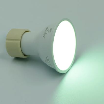 LED RGBW Stmívatelná žárovka GU10/4,5W/230V 2700-6500K Wi-Fi Tuya