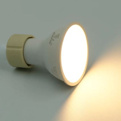 LED RGBW Stmívatelná žárovka GU10/4,5W/230V 2700-6500K Wi-Fi Tuya