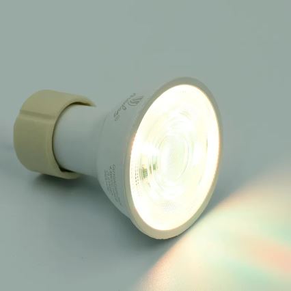 LED RGBW Stmívatelná žárovka GU10/4,5W/230V 2700-6500K Wi-Fi Tuya