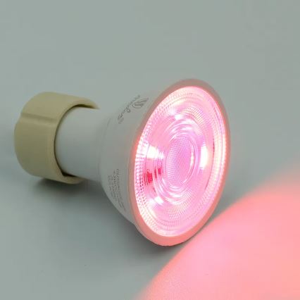 LED RGBW Stmívatelná žárovka GU10/4,5W/230V 2700-6500K Wi-Fi Tuya