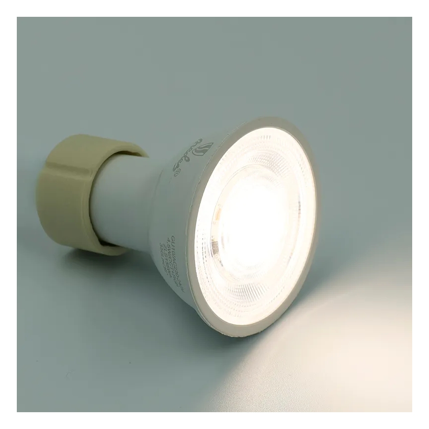 LED RGBW Stmívatelná žárovka GU10/4,5W/230V 2700-6500K Wi-Fi Tuya