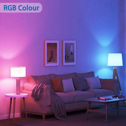 LED RGBW Stmívatelná žárovka GU10/4,9W/230V 2700-6500K Wi-Fi - Aigostar