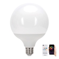 LED RGBW Stmívatelná žárovka MESH G120 E27/18W/230V 6500K + dálkové ovládání - Aigostar