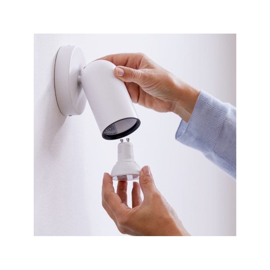 LED RGBW Stmívatelná žárovka PAR16 GU10/4,7W/230V 2200-6500K CRI 90 Wi-Fi - WiZ