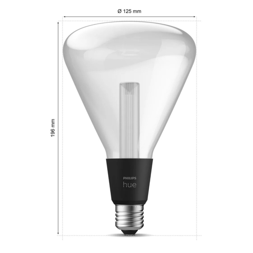 LED RGBW Stmívatelná žárovka Philips Hue White And Color Ambiance E27/6,8W/230V 2000-6500K