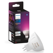 LED RGBW Stmívatelná žárovka Philips Hue White And Color Ambiance GU5,3/MR16/6,3W/12V 2000-6500K