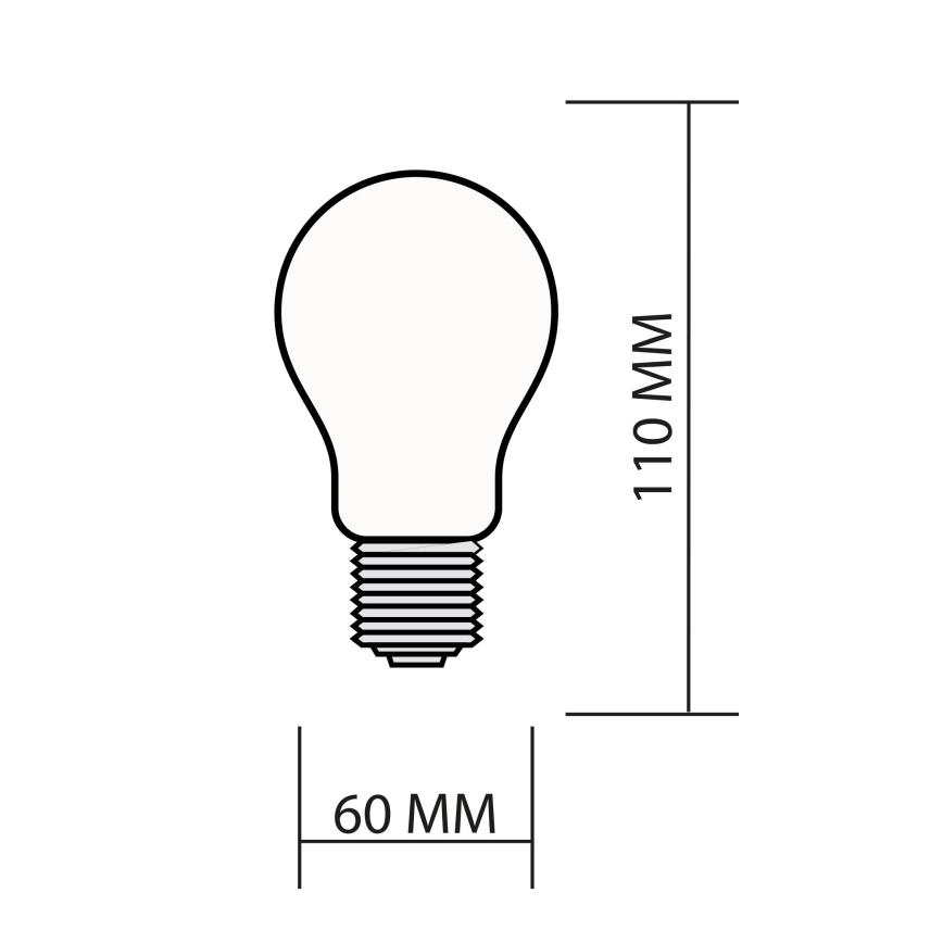 LED RGBW Stmívatelná žárovka SMART A60 E27/8,5W/230V 4000K + dálkové ovládání