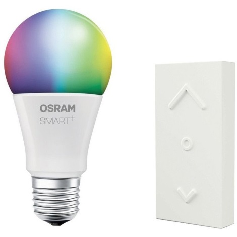 LED RGBW Stmívatelná žárovka SMART+ E27/10W/230V 2700K-6500K - Osram