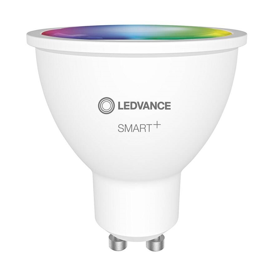 LED RGBW Stmívatelná žárovka SMART+ GU10/5W/230V 2700K-6500K Wi-Fi - Ledvance