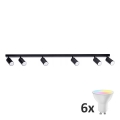 LED RGBW Stmívatelné bodové svítidlo ANGIE 6xGU10/6,5W/230V 2700-6500K
