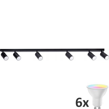 LED RGBW Stmívatelné bodové svítidlo ANGIE 6xGU10/6,5W/230V 2700-6500K
