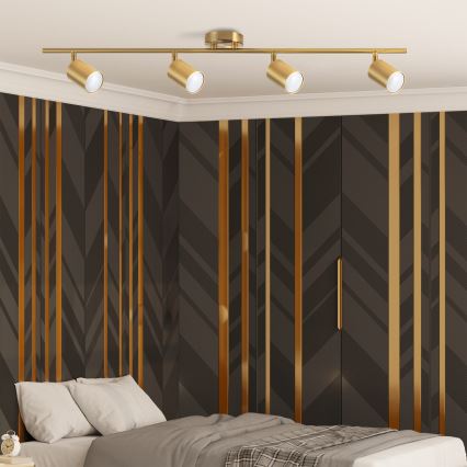 LED RGBW Stmívatelné bodové svítidlo GOLDI 4xGU10/6,5W/230V 2700-6500K Wi-Fi zlatá