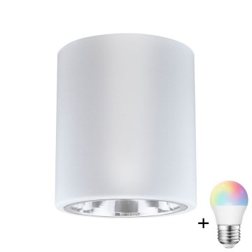 LED RGBW Stmívatelné bodové svítidlo JUPITER 1xE27/6,5W/230V 2700-6500K Wi-Fi pr. 13 cm bílá