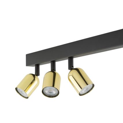 LED RGBW Stmívatelné bodové svítidlo TOP 4xGU10/6,5W/230V 2700-6500K černá/zlatá