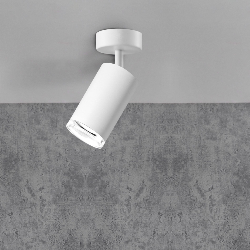 LED RGBW Stmívatelné koupelnové bodové svítidlo TURYN 1xGU10/4,8W/230V 3000K IP44 bílá + dálkové ovládání