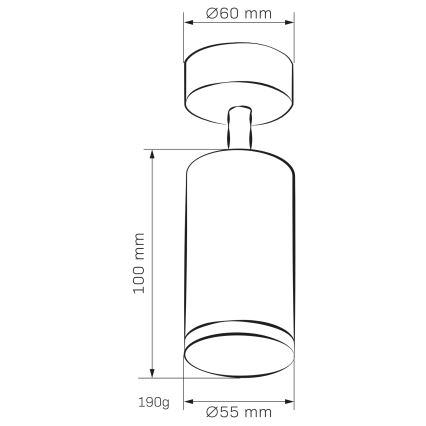 LED RGBW Stmívatelné koupelnové bodové svítidlo TURYN 1xGU10/6,5W/230V 2700-6500K Wi-Fi IP44 černá