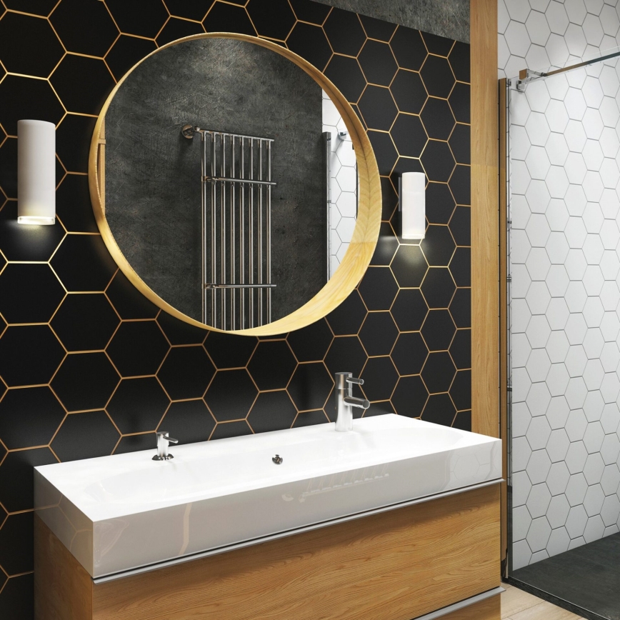 LED RGBW Stmívatelné koupelnové nástěnné svítidlo TURYN 1xGU10/6W/230V 3000K Wi-Fi IP44 bílá