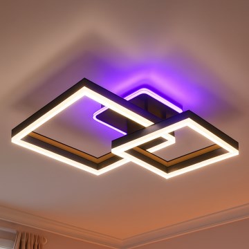 LED RGBW Stmívatelné stropní svítidlo LED/75W/230V 3000-6500K + dálkové ovládání