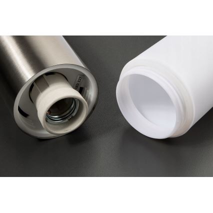 LED RGBW Stmívatelné venkovní nástěnné svítidlo LIVIA 1xE27/6,5W/230V 2700-6500K Wi-Fi IP44 stříbrná