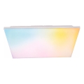 LED RGBW Stmívatelný přisazený panel LED/24W/230V 2700-6500K bílá + dálkové ovládání