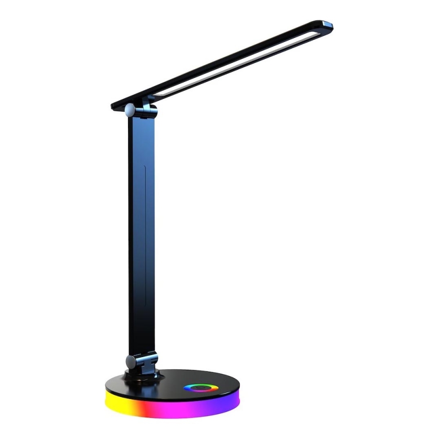 LED RGBW Stolní lampa BRUNO LED/5W/5V 3000/4500/6000K černá